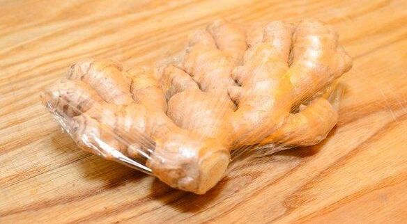 Захоўванне імбіра ў вакуумным пакеце