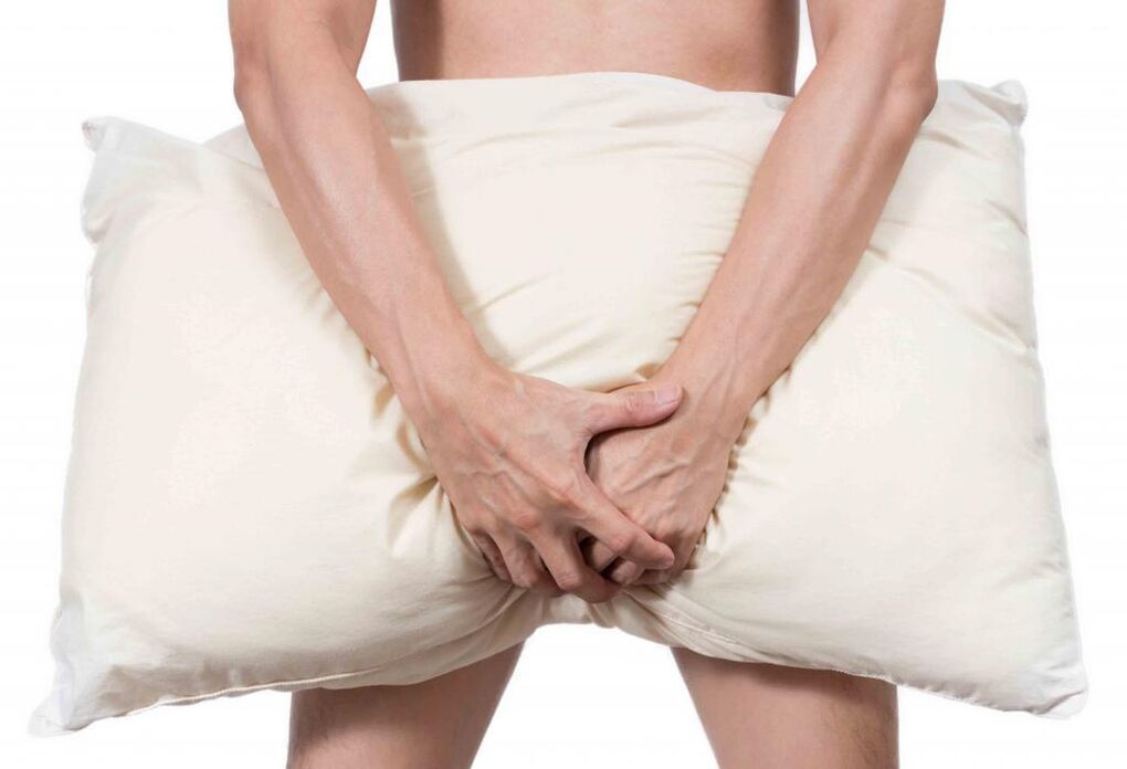 мужчына робіць практыкаванне для ўзмацнення патэнцыі